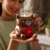 SCENTED CANDLE Valentine's Day Bear