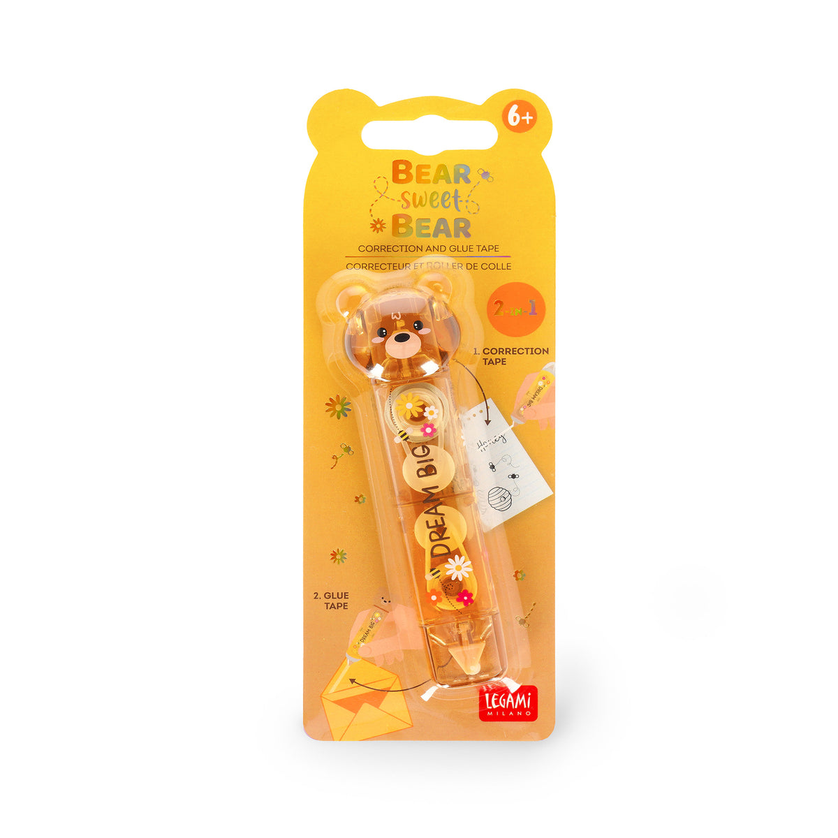 CORRETTORE E COLLA A NASTRO - TEDDY BEAR