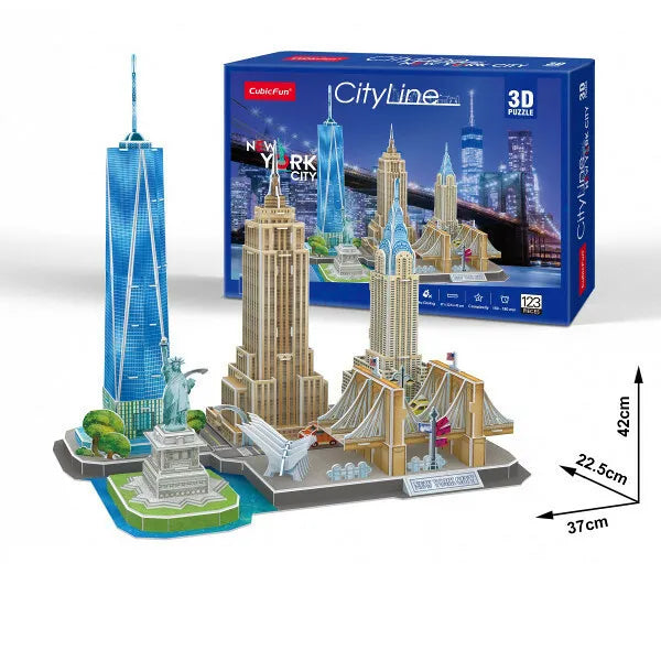 CBF City Line New York - 3D Puzzle