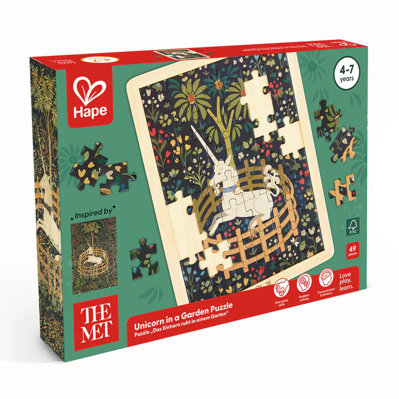 Unicorn in a Garden Puzzle