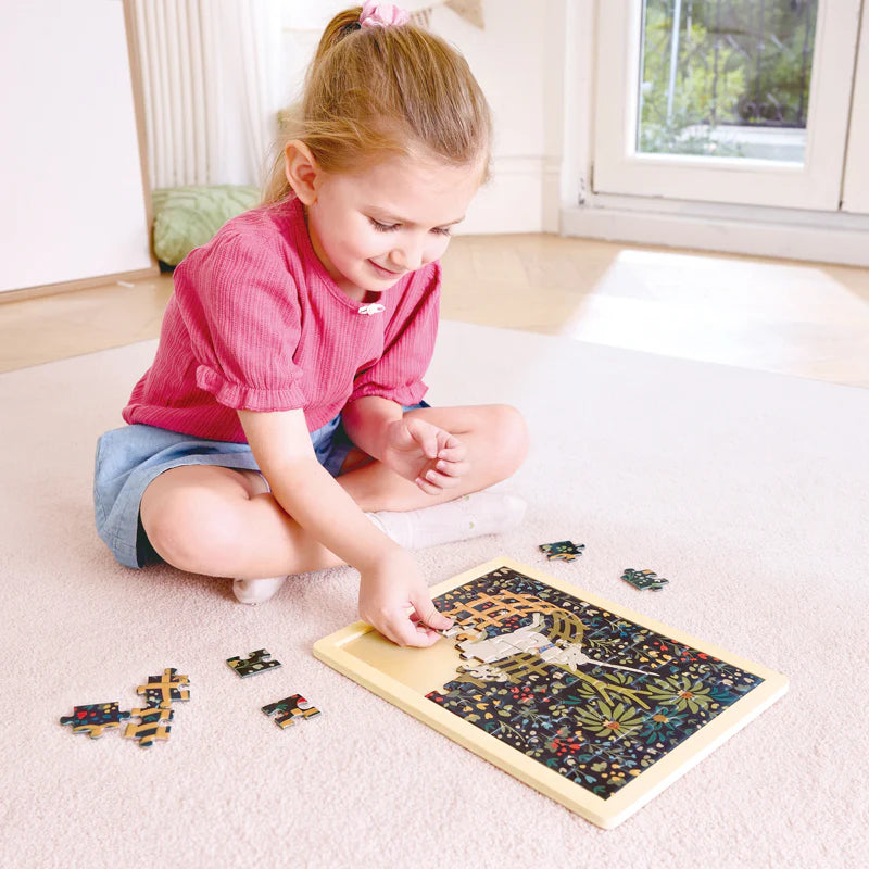 Unicorn in a Garden Puzzle