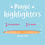Magic Highlighters - Set Of 6 Erasable Highlighters