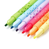 Magic Highlighters - Set Of 6 Erasable Highlighters