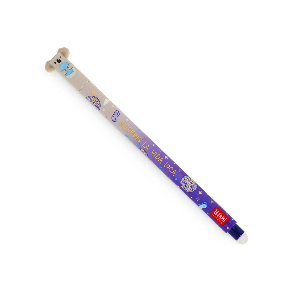 Erasable Gel Pen - KOALA - BLUE ink