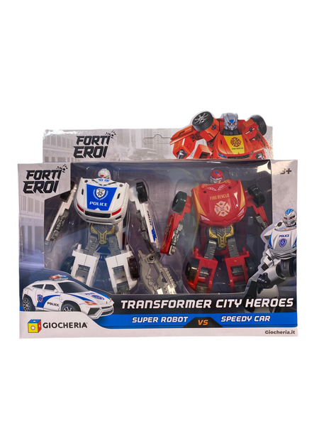 Transformer City Heroes - Blister doppio  - Forti Eroi