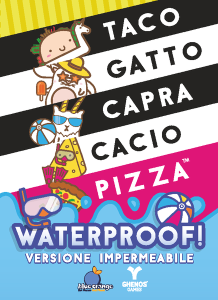 Taco Gatto Capra Cacio Pizza WATERPROOF