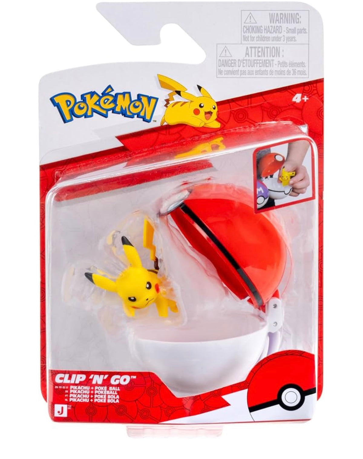 Clip 'N' Go Pikachu & Poké Ball