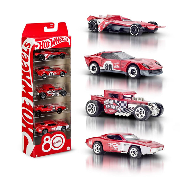 Hot Wheels 5-Pack 80 anniversary