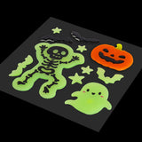 Set di Adesivi in Gel per Finestra - Windo-Glow Skeleton