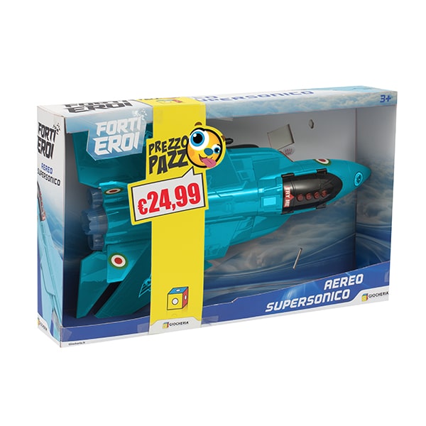 Aereo Supersonico 50cm con Luci e Suoni
