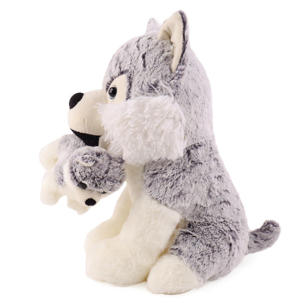 Mother and her puppy plush 35 cm - Gioplush