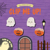 Clip me up! - set di 4 mini mollette per cap - ghost + pumpkin
