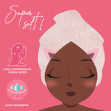 LOVE MY HAIR - ASCIUGAMANO  CAPELLI TURBANTE - KITTY