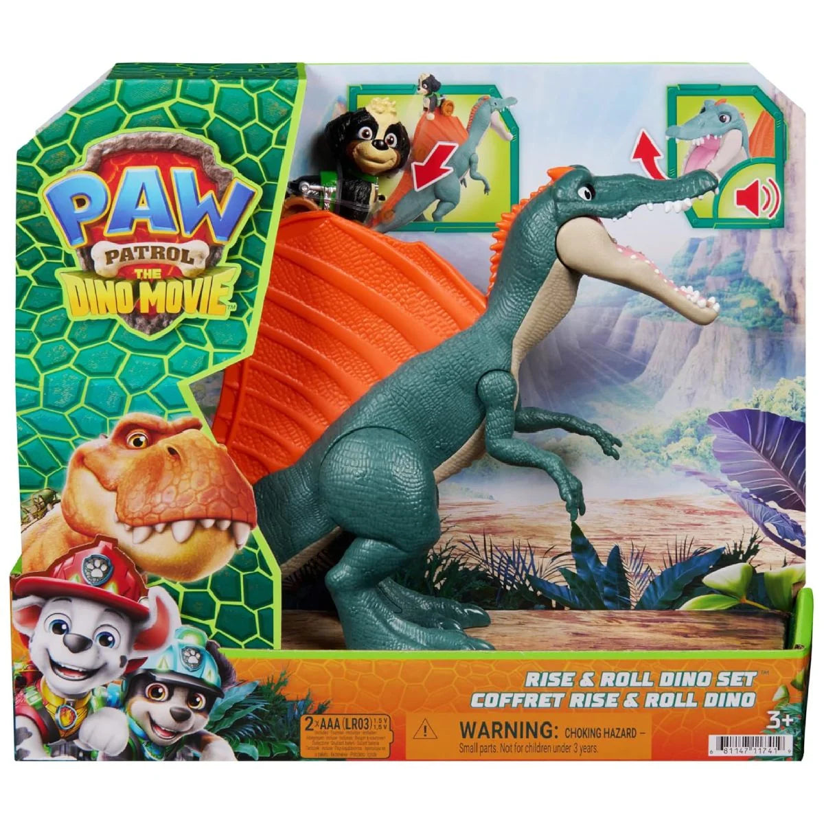 Set REX & SPINOSAURO Paw Patrol Dino Movie