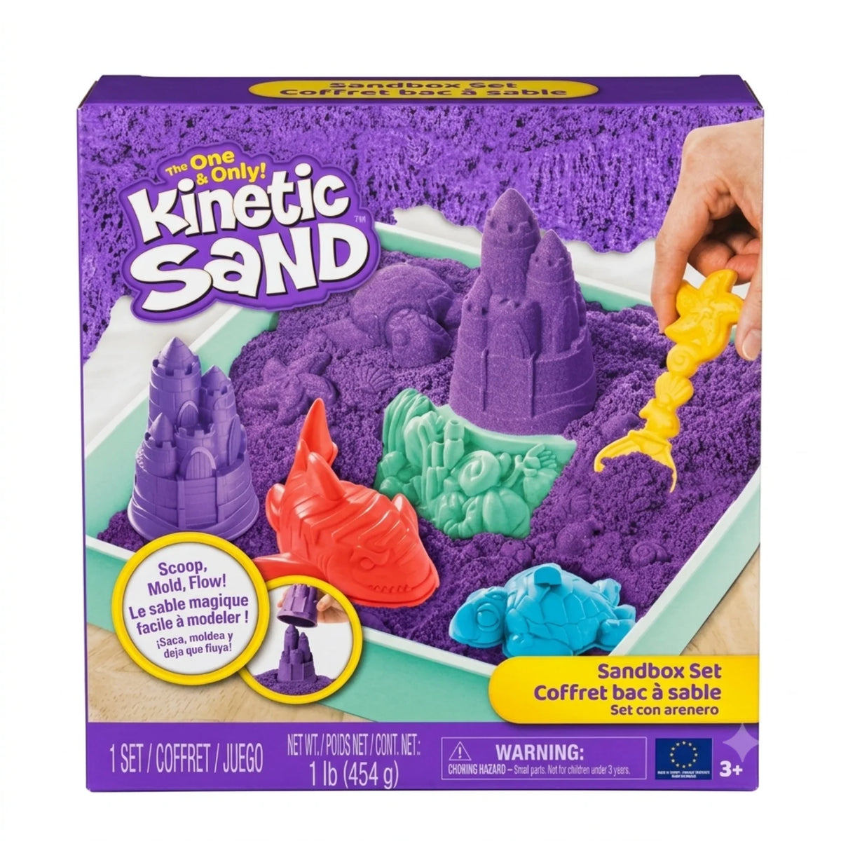 KINETIC SAND Set Castelli 3 in 1