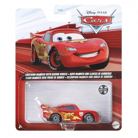 Cars Saetta McQueen con pneumatici da corsa HMY75