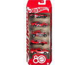 Hot Wheels 5-Pack 80 anniversary