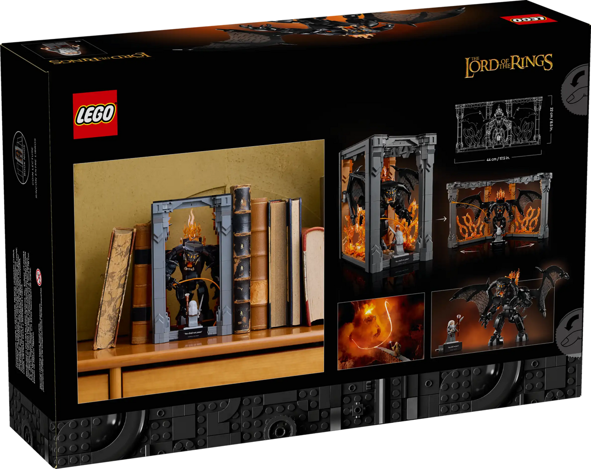 10367 Il Signore degli Anelli: Book Nook Gandalf Vs Balrog
