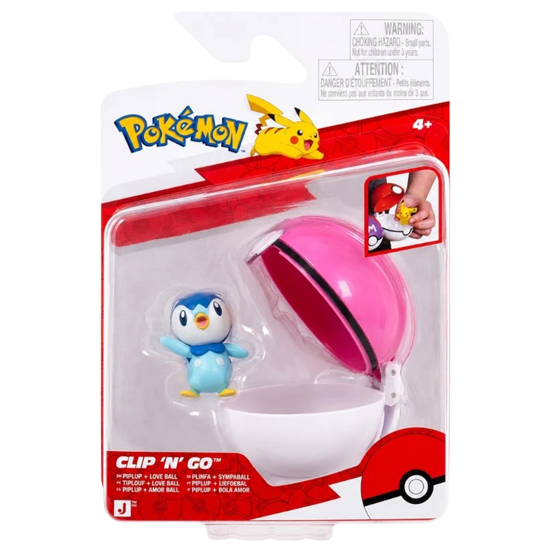 Clip 'N' Go Piplup & Poké Ball