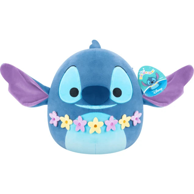 Squishmallows 25cm Disney - Stitch Floreale