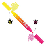 Make It Extra - Scented Jumbo Highlighter - Yellow + Pink
