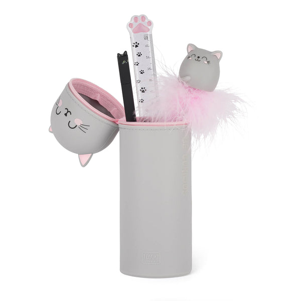 KAWAII - ASTUCCIO 2 IN 1 IN SILICONE - KITTY