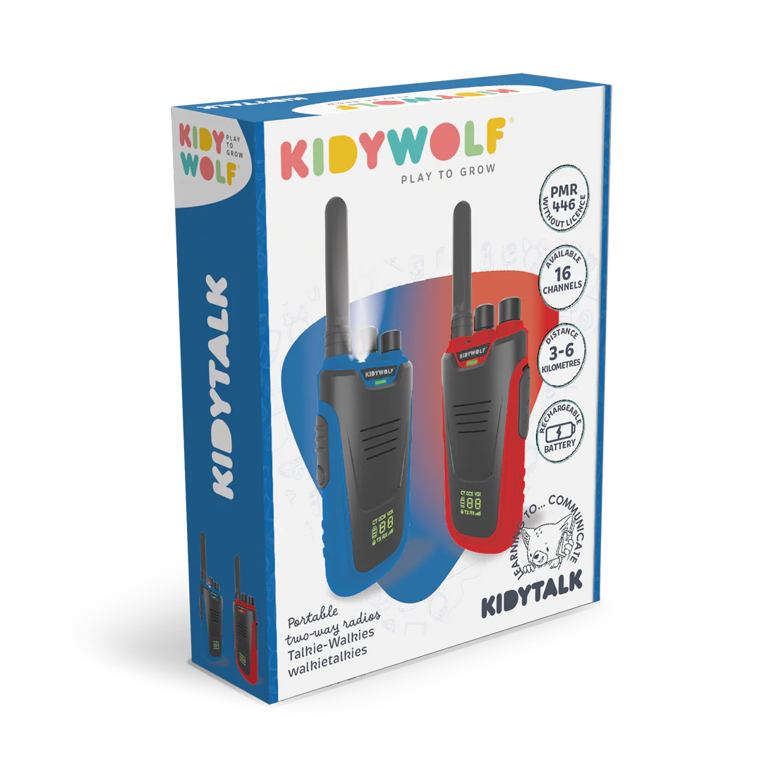 Walkie Talkie KIDYTALK Blu/Rosso