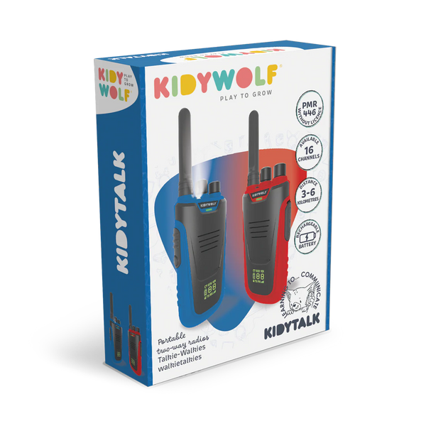 Walkie Talkie KIDYTALK Blu/Rosso