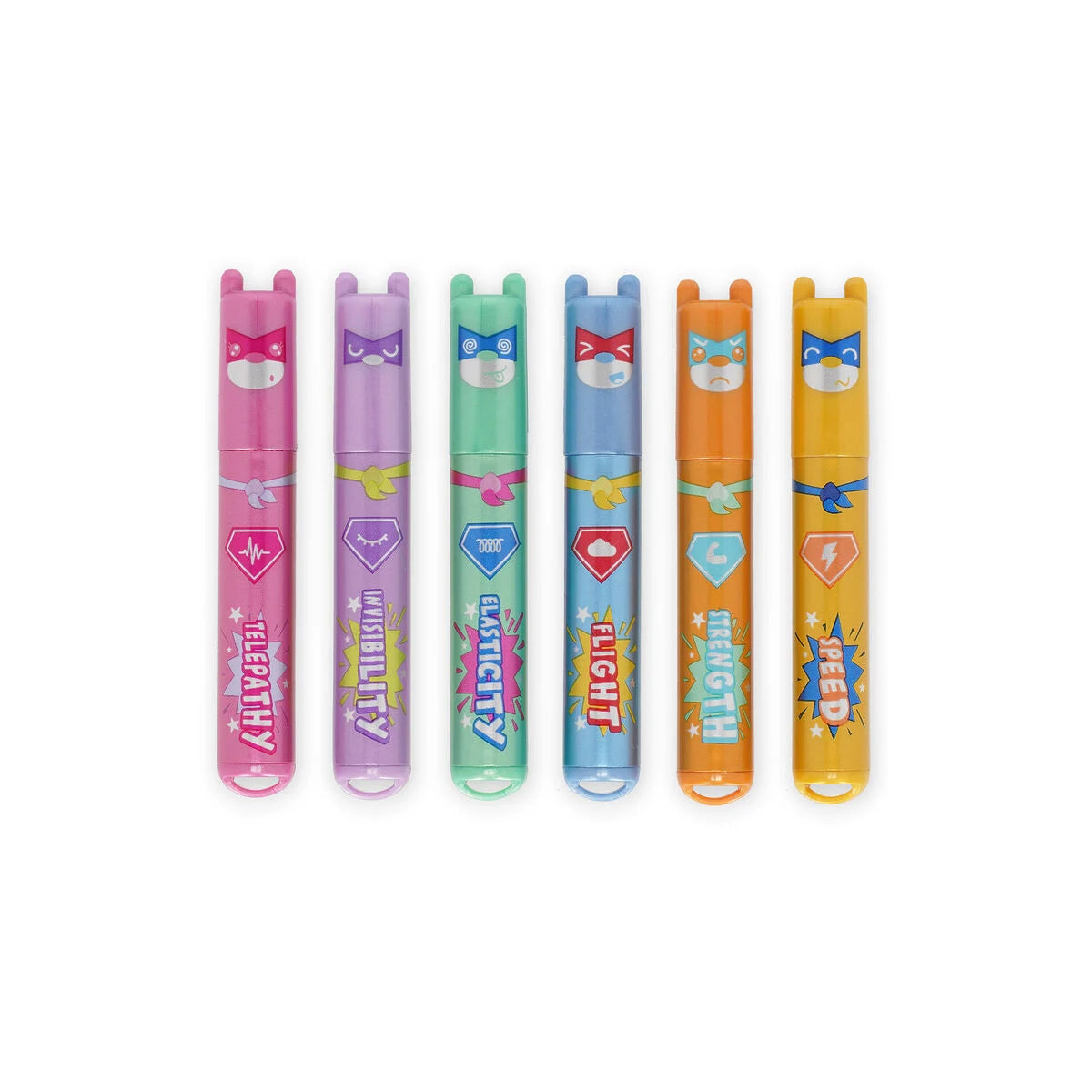 SET DI 6 MINI EVIDENZIATORI - TEDDY BEAR - MULTICOLOR INK