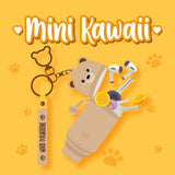 Portamonete con Portachiavi Teddy Bear - Mini Kawaii