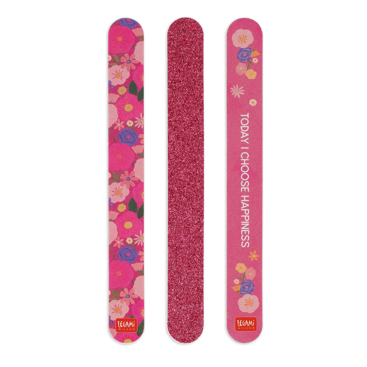 NAILS BEFORE MALES - SET DI 3 LIME PER UNGHIE - FLOWERS