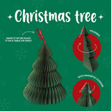 FOLDABLE PAPER CHRISTMAS TREE - CHRISTMAS TREE - XMAS TREE