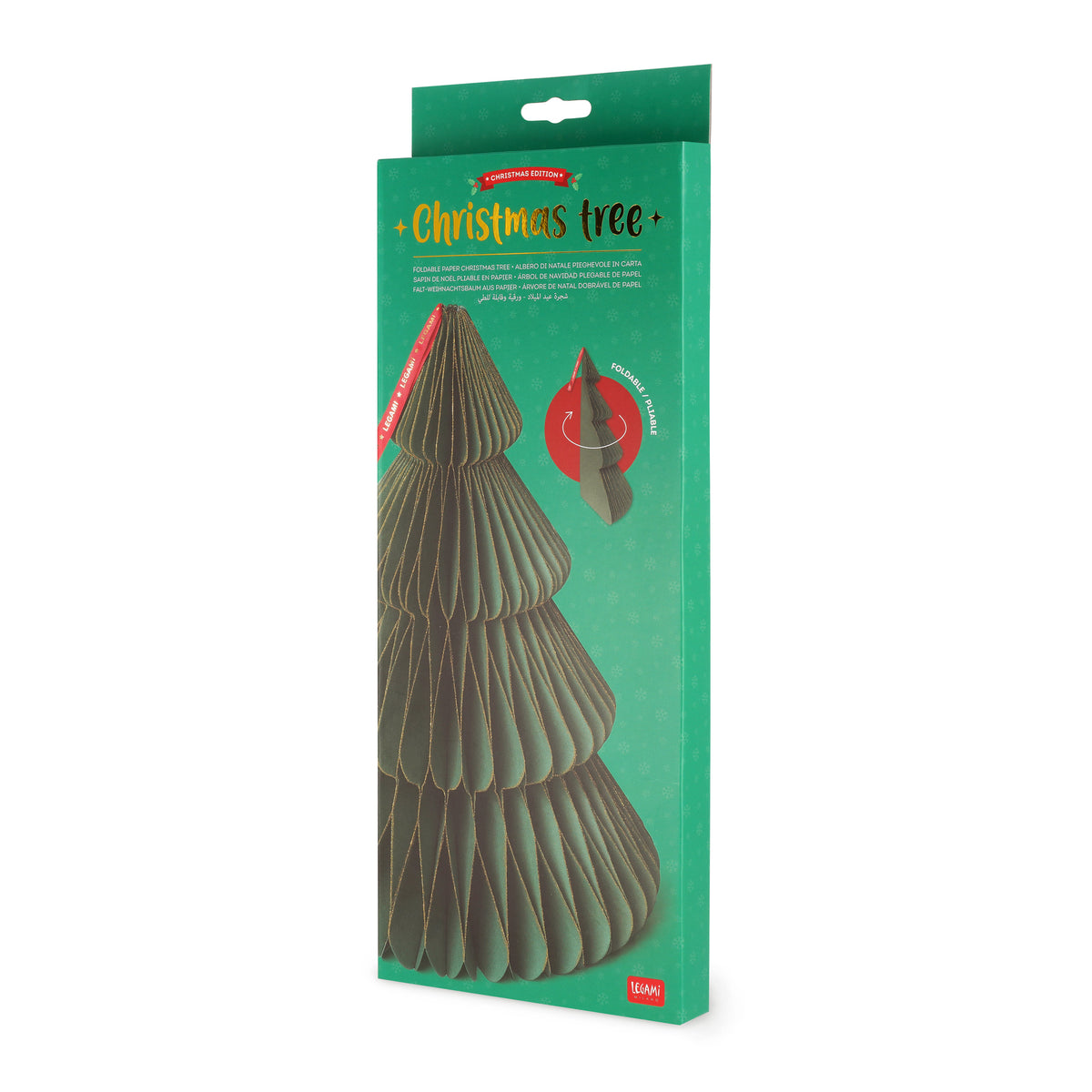 FOLDABLE PAPER CHRISTMAS TREE - CHRISTMAS TREE - XMAS TREE