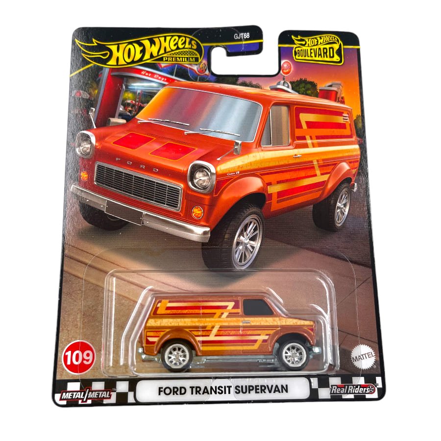 Hot Wheels Premium Boulevard HRT76 Ford Transit Supervan 