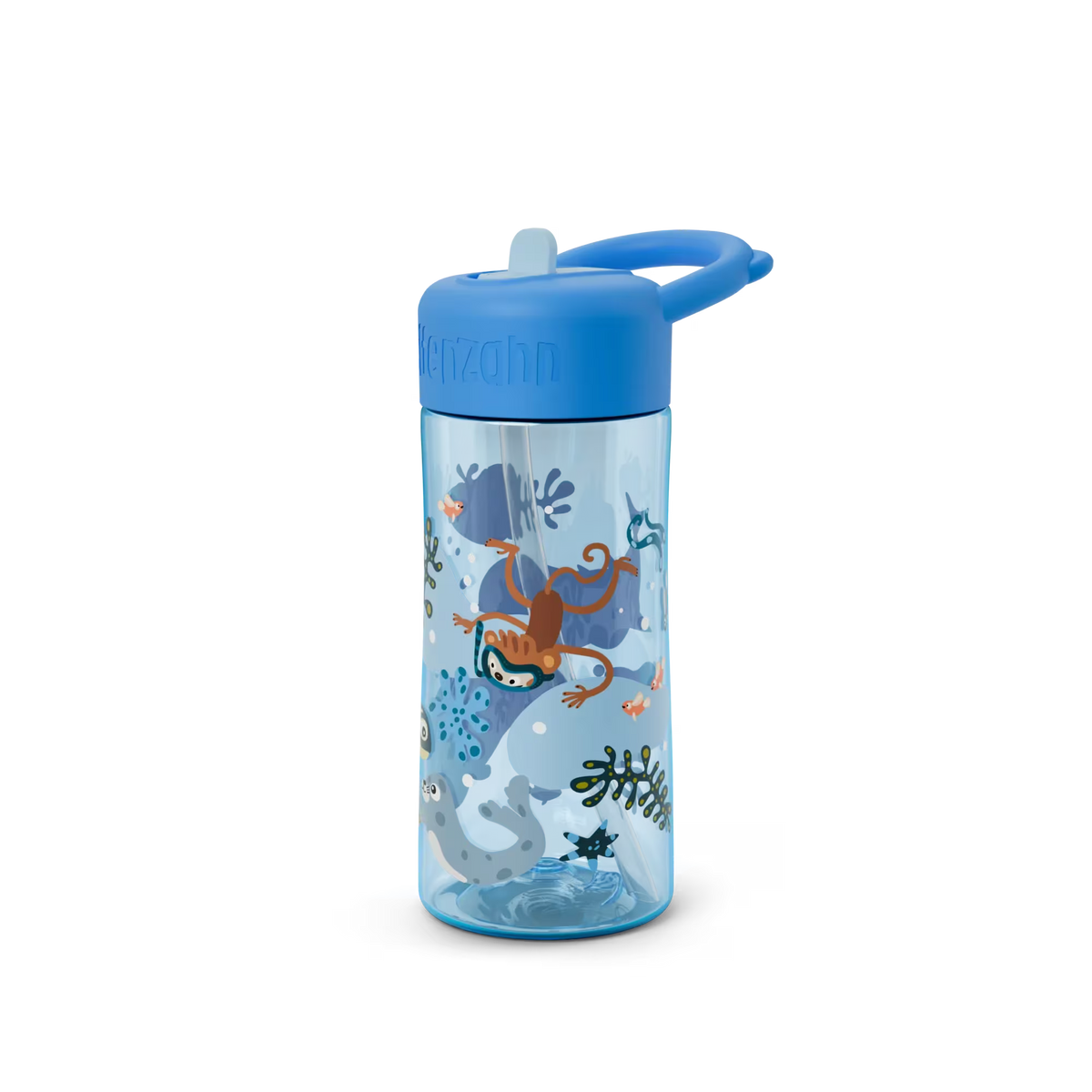 Borraccia in Plastica Mondo Marino Blu