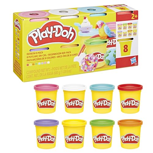 Playdoh 8 Pack - White