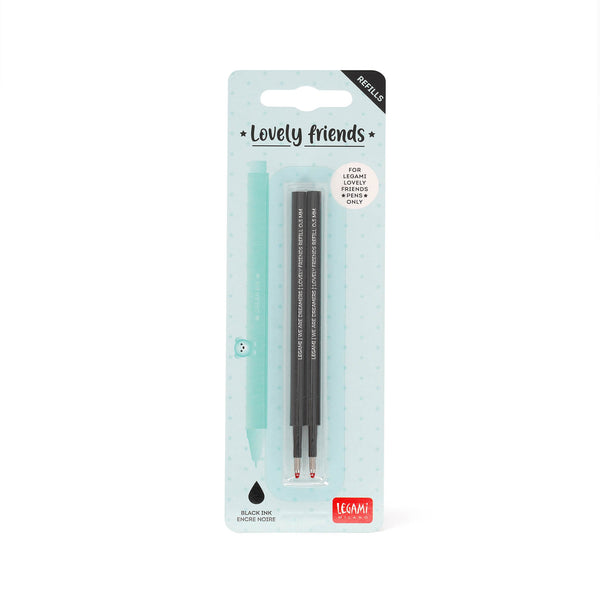 2 Refill Penna Gel L.Friends NERO