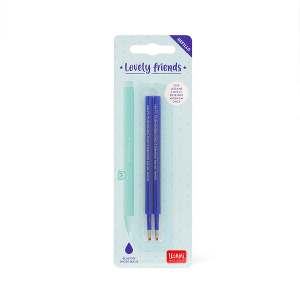 2 Refill Penna Gel L.Friends BLU