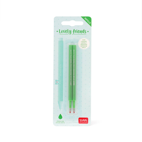 2 Refill Penna Gel L.Friends VERDE