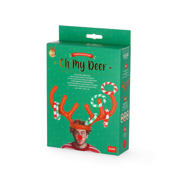 INFLATABLE RING TOSS - OH MY DEER - REINDEER