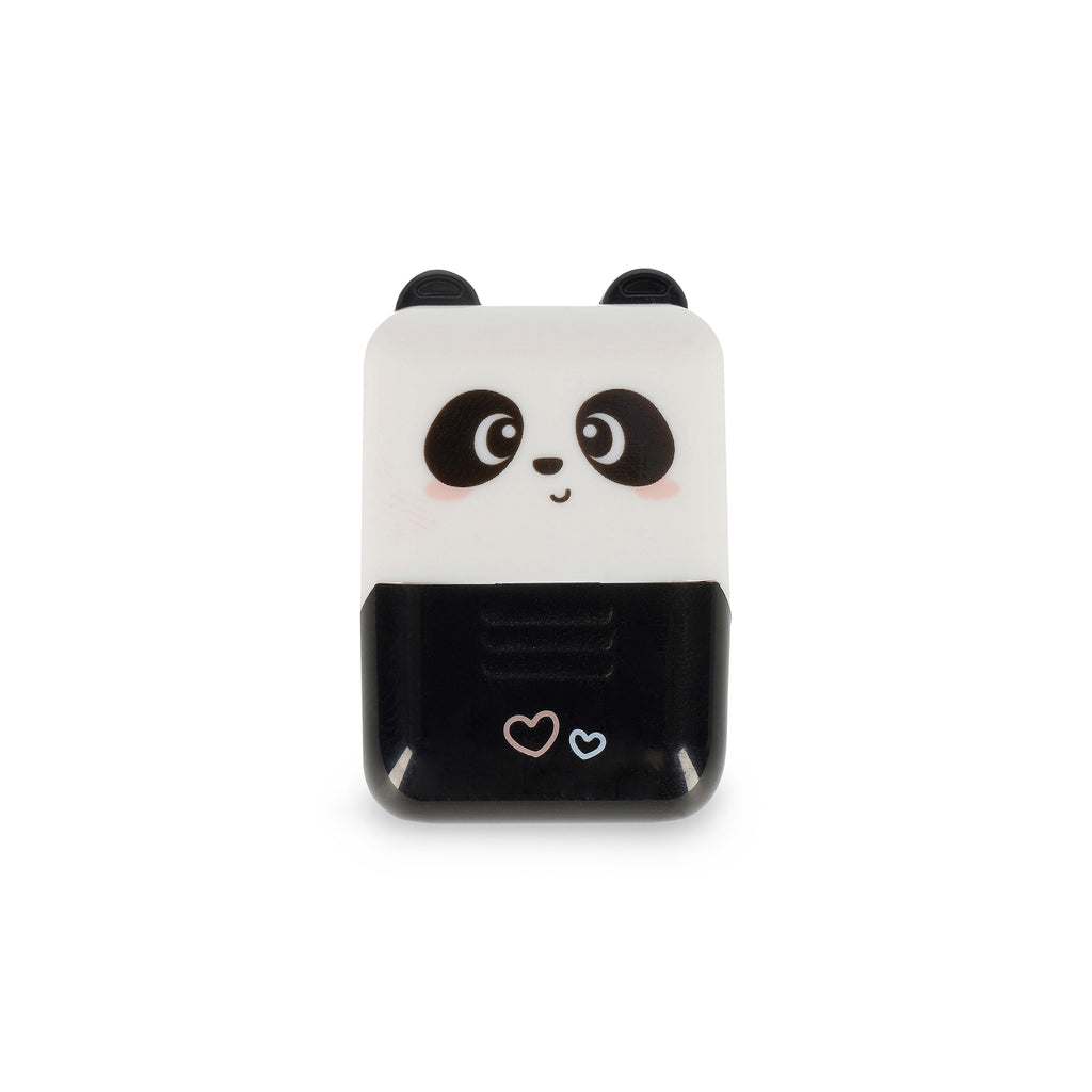 TIMBRO DECORATIVO A RULLO - PANDA - BLACK INK