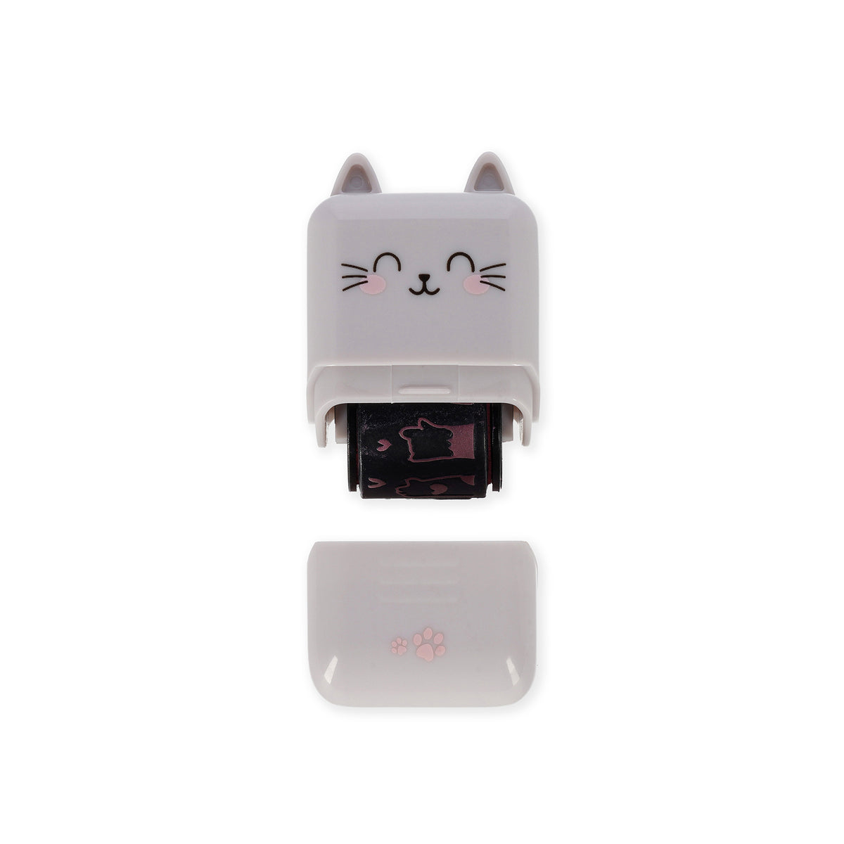 TIMBRO DECORATIVO A RULLO - KITTY - PINK INK
