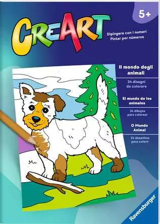 CreArt Album da Colorare 5+ -  Il mondo degli animali