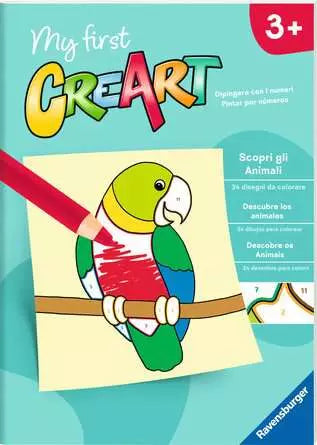 CreArt Album da Colorare 3+ - Scopri gli Animali