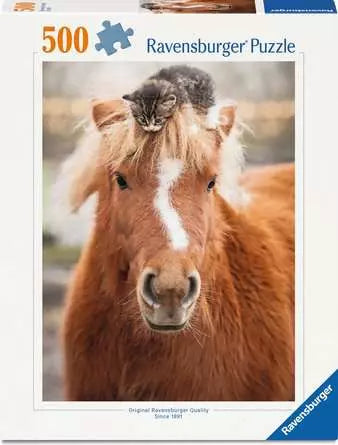 Puppies Collection: gattino e cavallo 500 pc