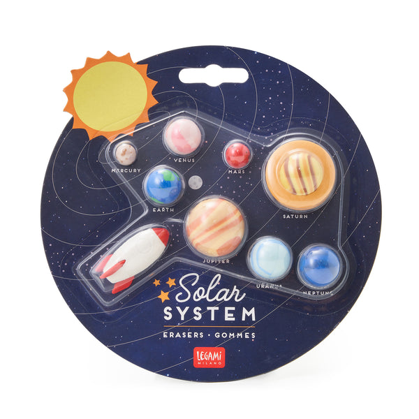 SOLAR SYSTEM - SET DI 9 GOMME - SPACE
