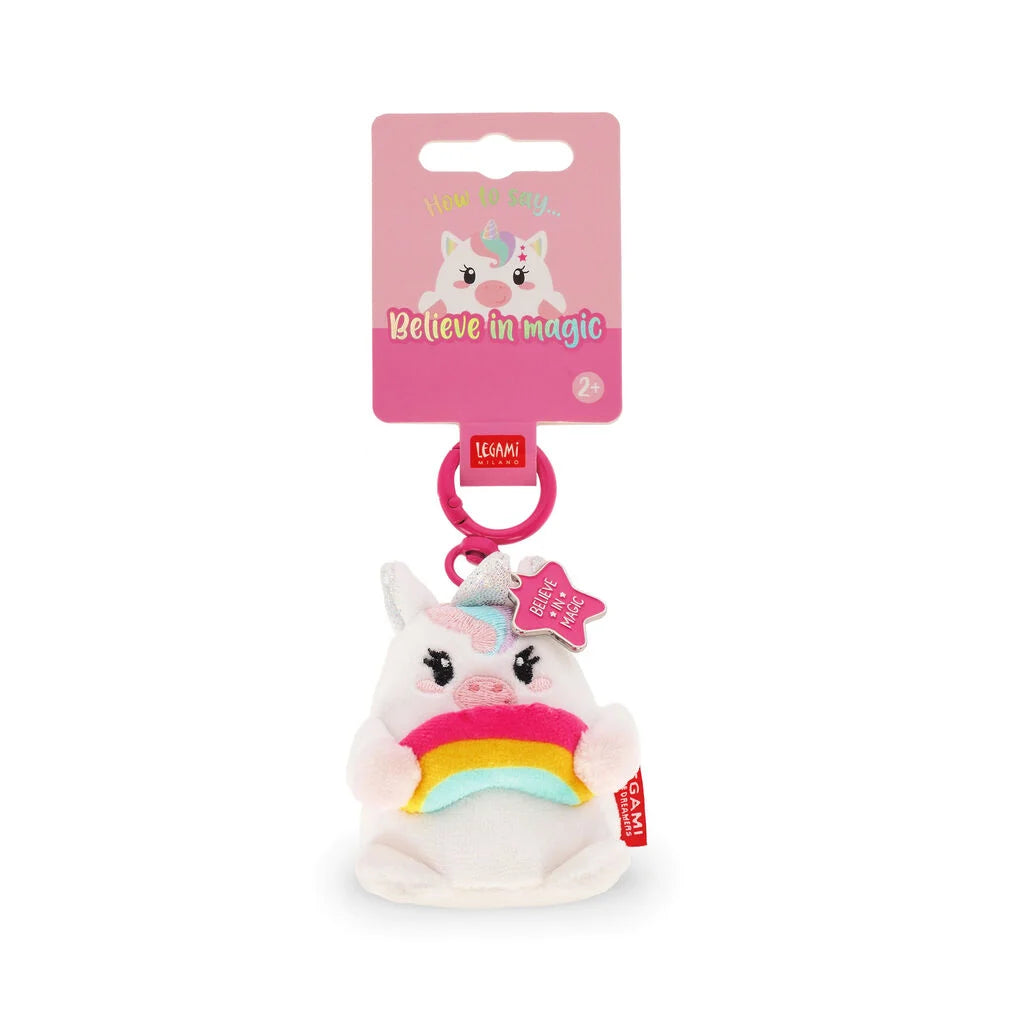 Super Soft! - Plush Key Ring - Unicorn - Tiny
