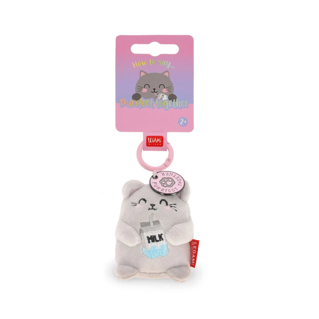 Super Soft! - Plush Key Ring - Kitty - Milk - Tiny
