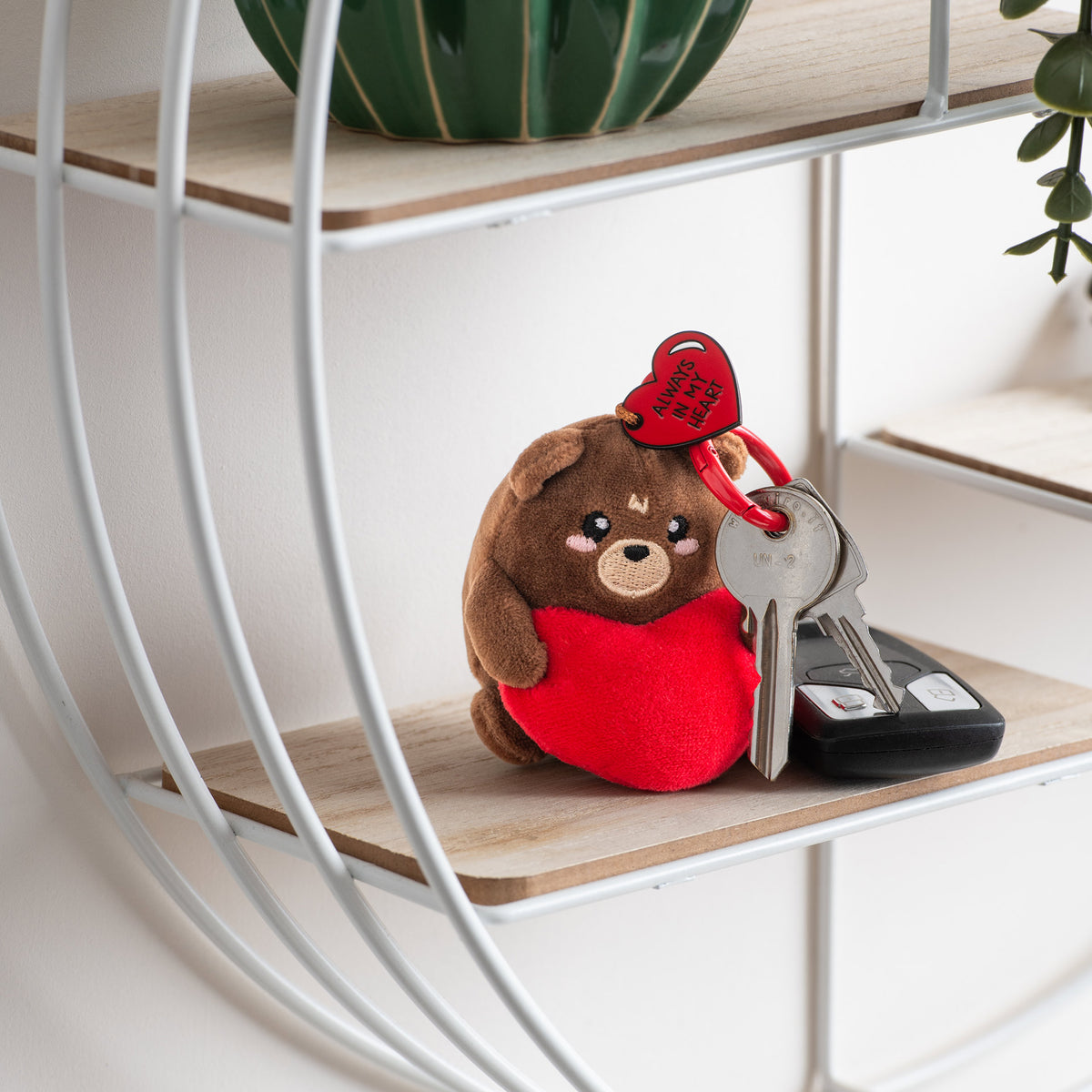 SUPER SOFT! - PORTACHIAVI DI PELUCHE - TEDDY BEAR