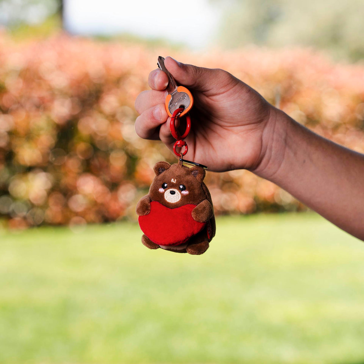 SUPER SOFT! - PORTACHIAVI DI PELUCHE - TEDDY BEAR